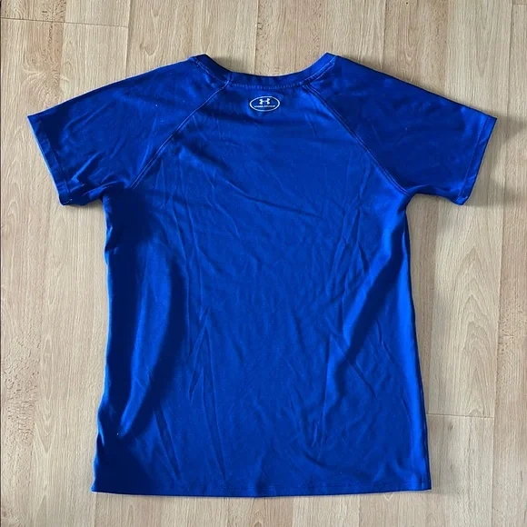 Under Armour Blue Athletic T-Shirt medium - Picture 4 of 5